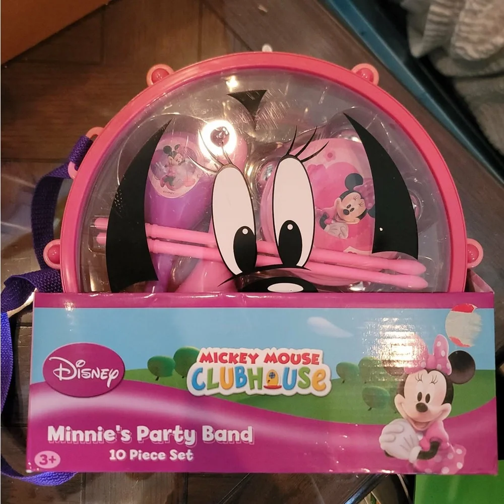 Disney Minnie Mouse Party Band 10 Piece Set - Pink